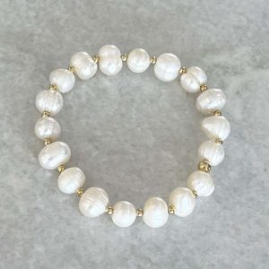 Handmade Freshwater Pearl Bracelet (Single Strand)