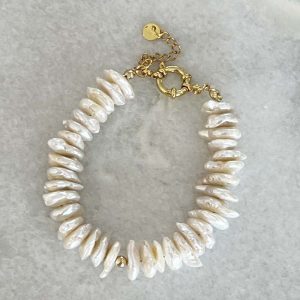 Handmade Baroque Pearls Bracelet
