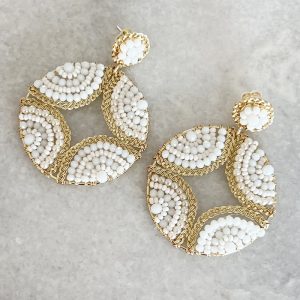 Handmade Lightweight Crystal Statement Earrings