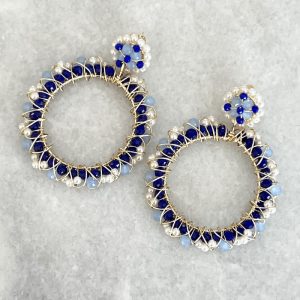 Handmade Lightweight Crystal Statement Earrings