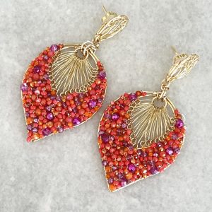 Handmade Lightweight Crystal Statement Earrings