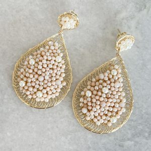 Handmade Lightweight Crystal Statement Earrings